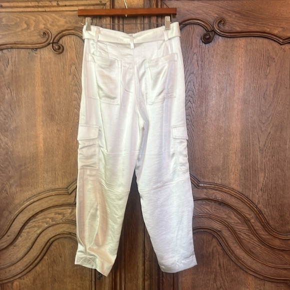 Banana Republic Cream Silk Utility Pant - Picture 9 of 13
